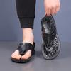 Fashion Casual Summer Men's Shoes Refreshing Comfortable Breathable Trendy Style Designer  Outdoor Leisure Street Walking Black Sandals