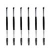12-Piece Multifunctional Eyebrow Brush Set: Double-Ended, Spiral & Angled for Brows and Lashes