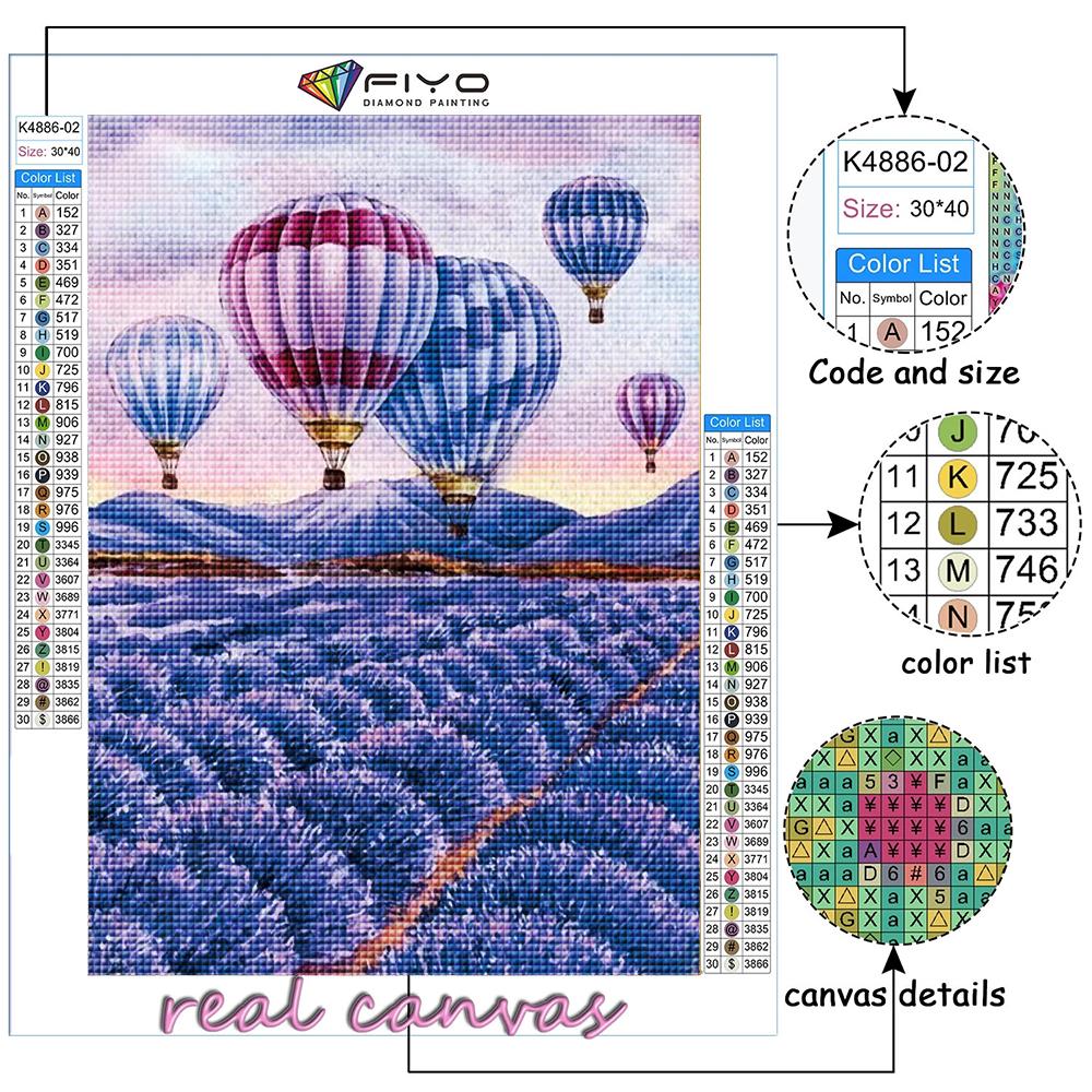 Full 5D Diy Diamond Painting Hot Air Balloon 5D Diamond Painting