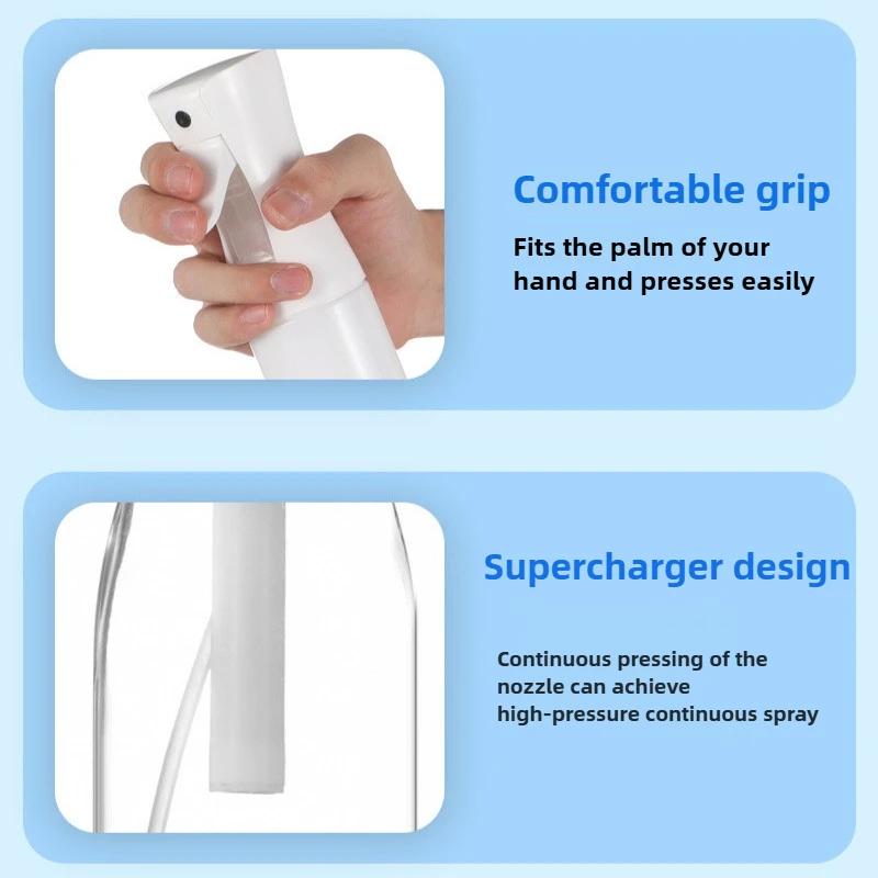 200ML Continuous Hair Plant Mist Spray Bottle Travel Refillable Bottle Mist Bottle for Curly Hair Styling Product Plant Barber