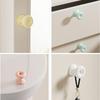 Toilet Flusher Top Push Button For Women Long Nail Creative Donut Handle Nail Art Toilet Press Accessory Toilet Tank Button Aid