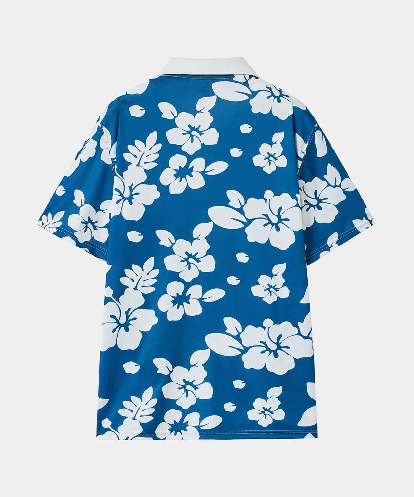 CREW MEMBERS ONLY Resort Shirt Flower Blue