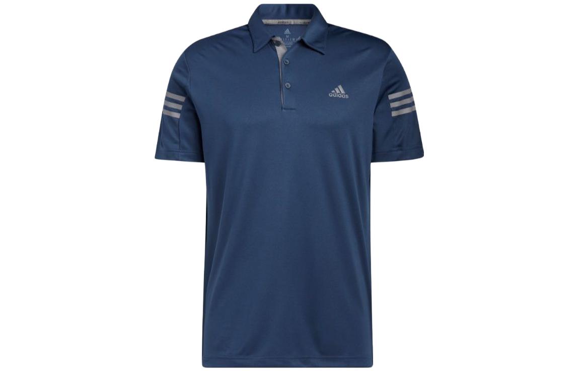 Adidas Polo Shirts Men s Navy Blue Polo Collar Moderate Other HC5353 S