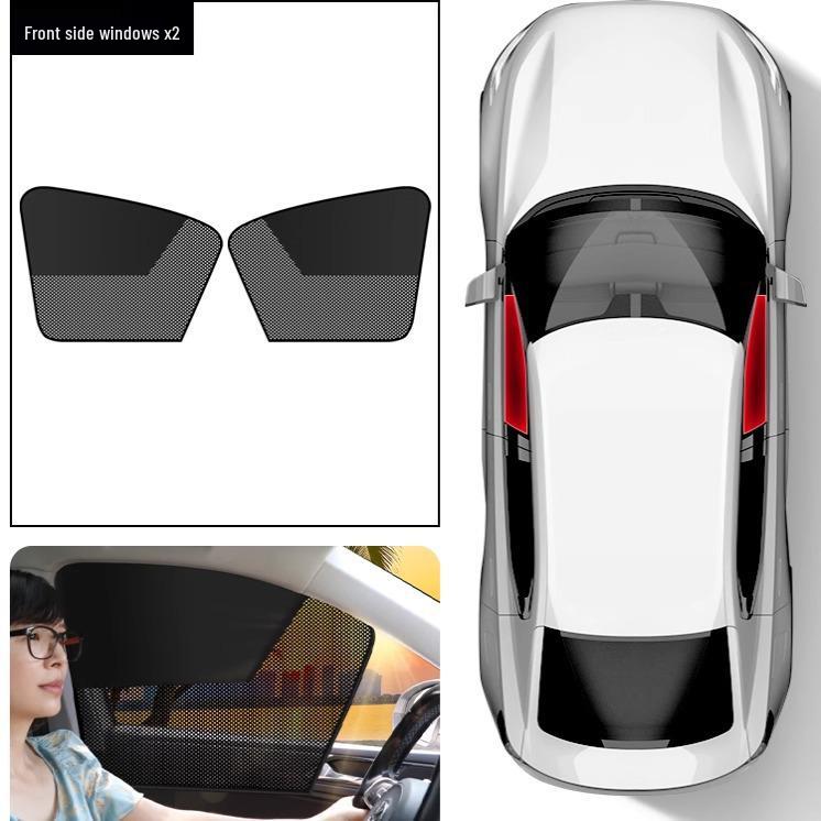 

Шторки-солнцезащитные экраны на боковые окна автомобиля - Теплоизоляция и конфиденциальность для ребенка