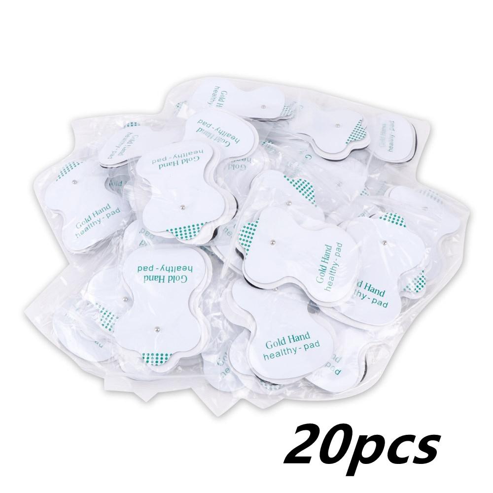 

20/10 шт. электродные клейкие подушечки для десятков акупунктурных цифровых терапевтических массажеров, массажные подушечки 20 PCS