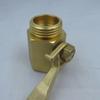 Portable Sturdy Brass 3/4Inch Hose Shutoff Valves Convenient for Outdoor Faucets and Sprinkler Systems Daily Use