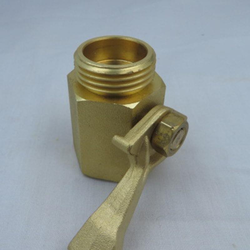 Portable Sturdy Brass 3/4Inch Hose Shutoff Valves Convenient for Outdoor Faucets and Sprinkler Systems Daily Use