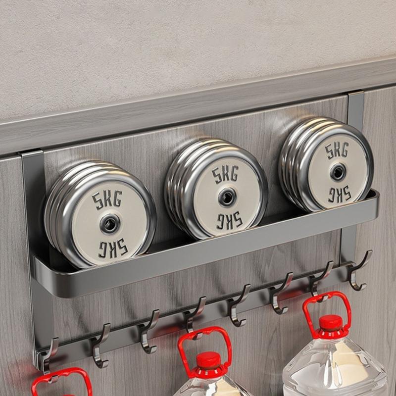 Door Back Hooks For Hanging Coat Bags Towels Heavy Duty Rustproof Over The Door Hanger Organizers Space Saving Home Storage