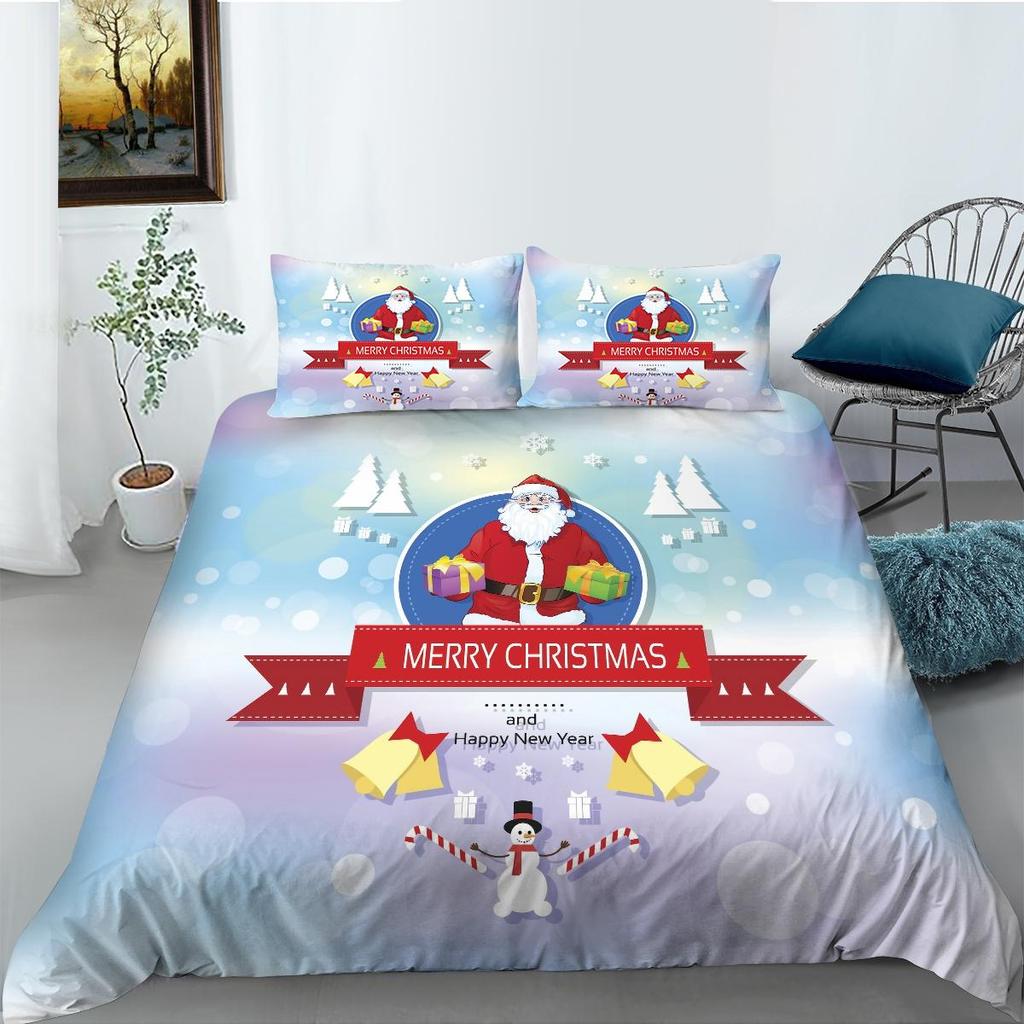Bettbezug-Set für Zuhause, Bettwäsche, einzigartiges Design, weihnachtliche Heimtextilien, hochwertiges Bettdeckenbezug-Set