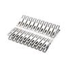 20 Pcs Clothespins Stainless Steel Clothes Clips Metal Sealing Clip Socks Clothing Pegs Household