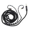 IEM Cable Fit for SE535 SE846 Earphone 16 Core Silver Plated OFC Earphone Cord MMCX To 3.5mm Cable