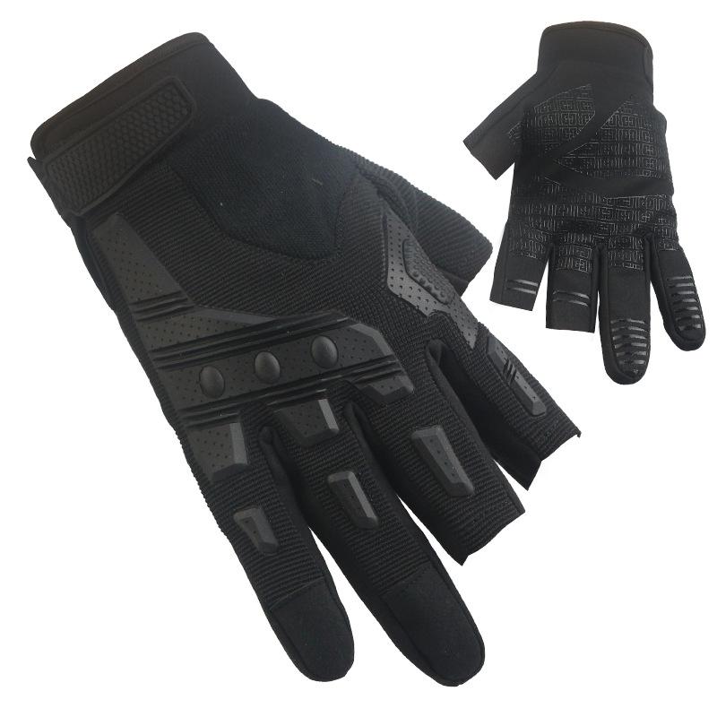 Tactical Gloves Men's Outdoor Riding Black Hawk Full Finger