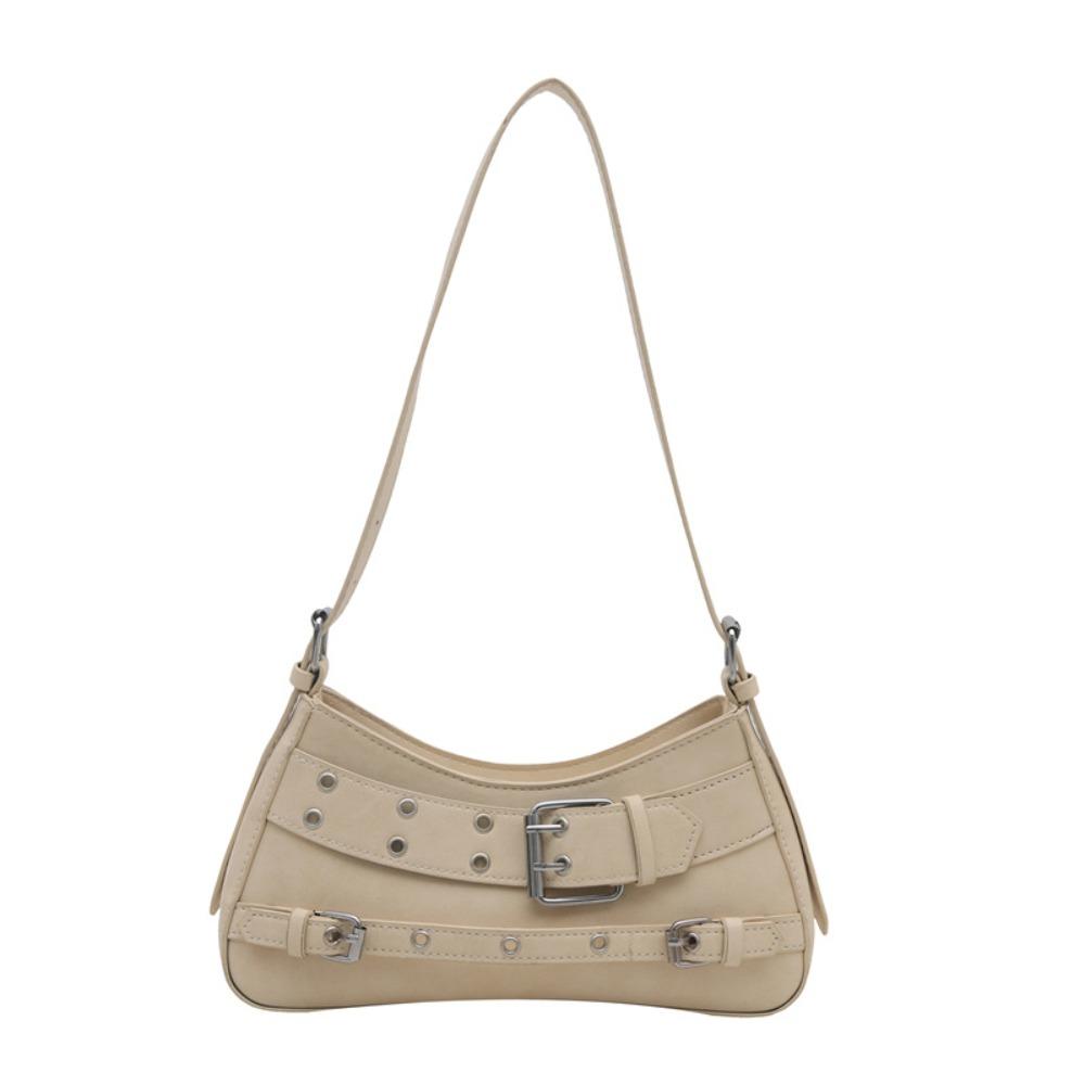 

Сумка через плечо в корейском стиле с пряжкой на ремне из искусственной кожи, сумочка для дерзких девушек, уличная сумка под мышкой Y2k, женская хаки