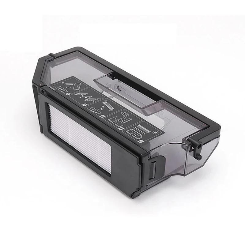 New Dust Box Dust Bin Container Parts For ECOVACS Deebot X1 TURBO/OMNI Vaccum Cleaner Dustbin Box with Filter Accessories