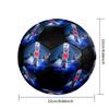 1PC Jeune Mbappé Brille taille 5 ballon de football PrahaBallon de Football en Salle Coloré Tous Âges Cousu à la Machine PVC Prêt pour la Compétition Durable Haut Rebond