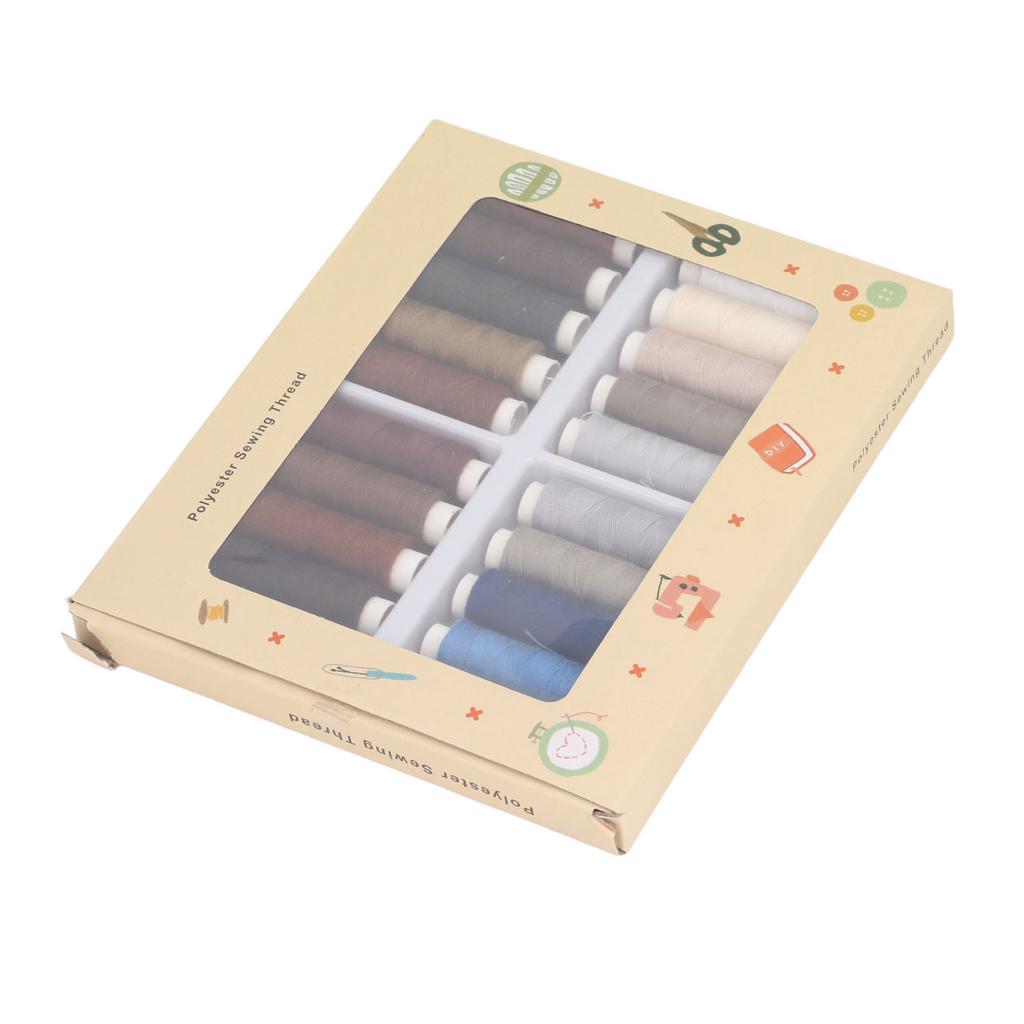 20 Colors Sewing Threads Kits 328ft Polyester Sewing Thread Multipurpose   Sewing Thread Spools for Making Clothes Crafts