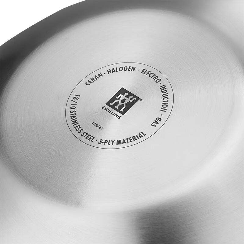 ZWILLING 30cm 316L Stainless Steel Honeycomb Wok