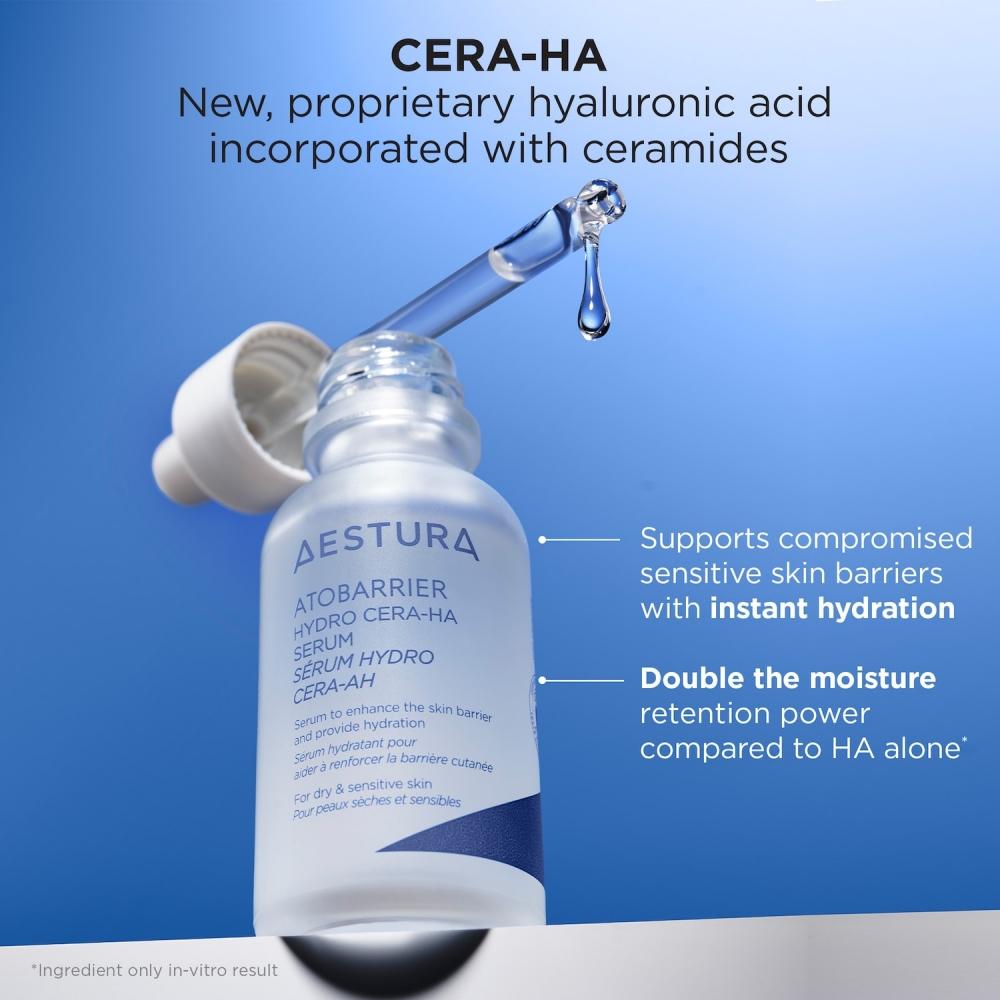 Aestura Atobarrier365 Hydro Cera Ha Ceramide + Hyaluronic Acid Face Serum 1.01 Oz   30 Ml