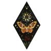 Dark Style Wooden Wall Decor Sun Moon Wall Art Sign Wall Mounted Board  Gothic Style