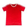 Mens Bamboo Fiber Soccer Jersey Short Sleeve Football Shirt Floral Red
