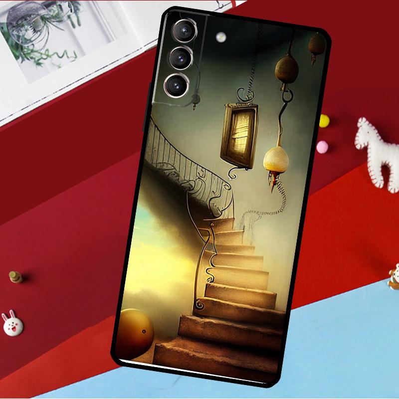 

Salvador Dali Art Funda For Samsung Galaxy S26 Ultra S24 S22 S23 S25 Plus S20 S21 FE S9 S10 S25 FE Phone Case Galaxy S25