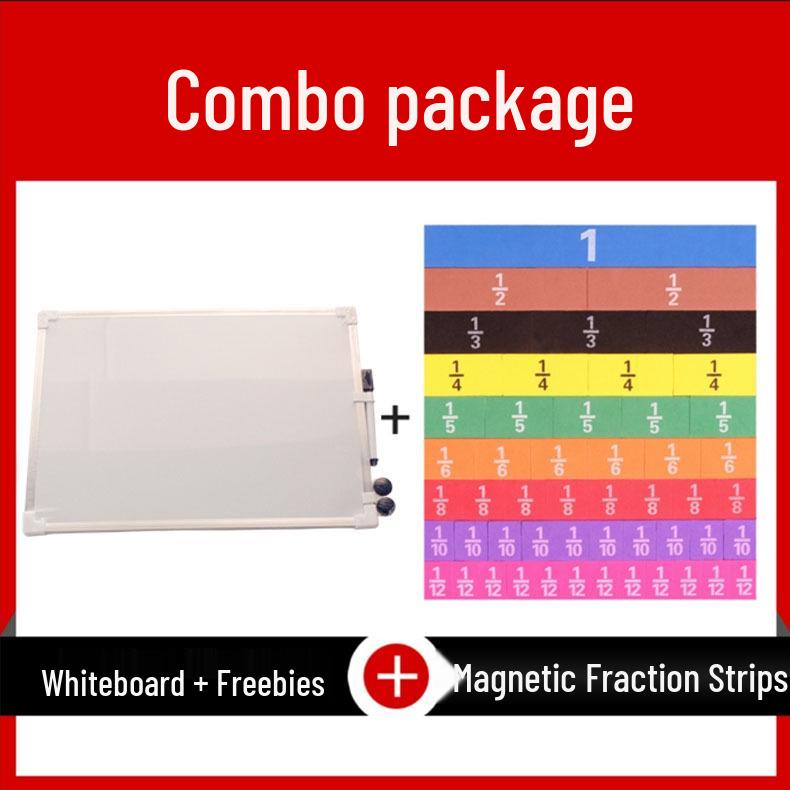 Erasable Magnetic EVA Fraction Circles for Math Teaching Aids