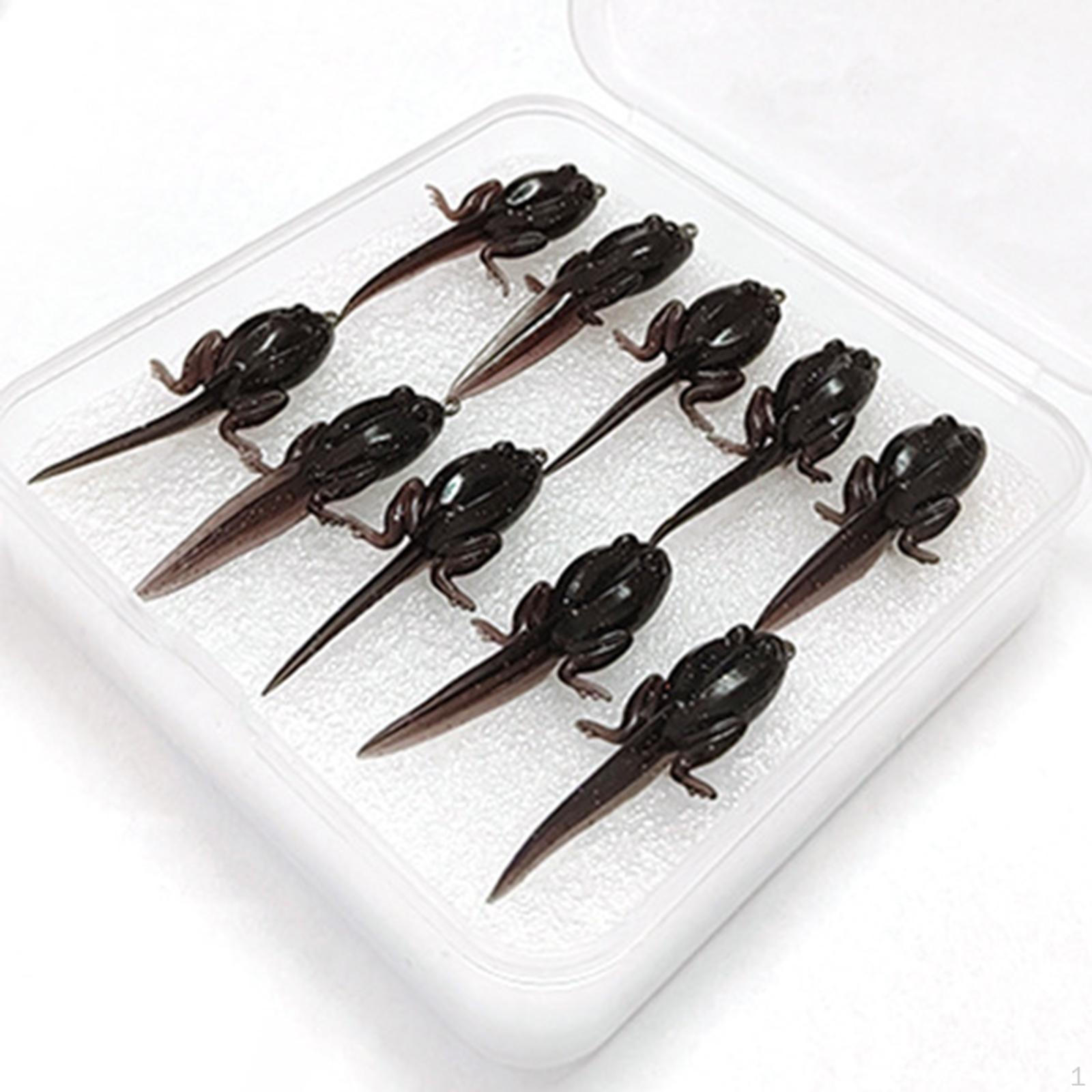 

10 штук Искусственные рыболовные приманки Приманки Форма головастика Портативные Легко ловить S