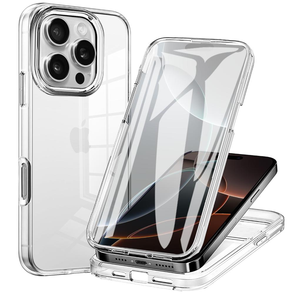 

Прозрачный защитный чехол для iPhone 16E 16 15 Plus 14 Pro Max 13 12 Mini XS X XR SE Clear Cover For iPhone 16E