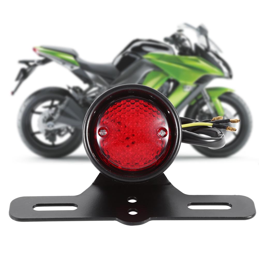 Motorcycle Tail Lights,Motorcycle Tail Light,Motorcycle Lamp,Motorcycle LED Retro Red Rr Tail Brake Stop Light Lamp For