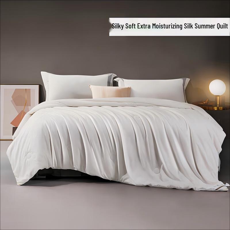 

Fuanna Premium Silky Smooth Tussah Silk Summer Quilt