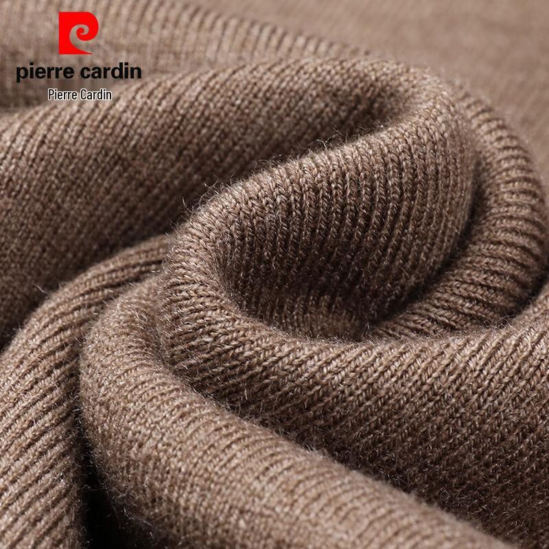 Pierre Cardin Men's V-Neck Short Sleeve Wool Blend Knit Sweater