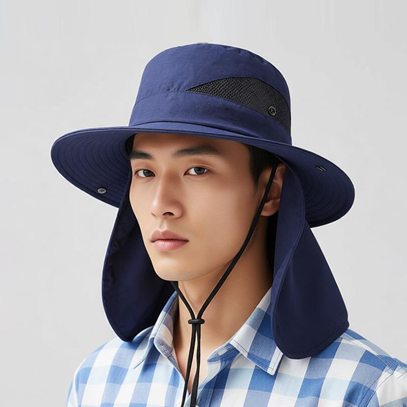 Outdoor Shawl Breathable Fisherman Hat Travel Camping Fishing Sun Hat