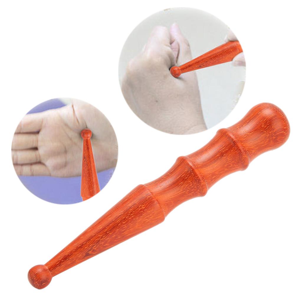 Foot Hand Massage Wooden Stick Traditional Reflexology Hand Foot Body Massager