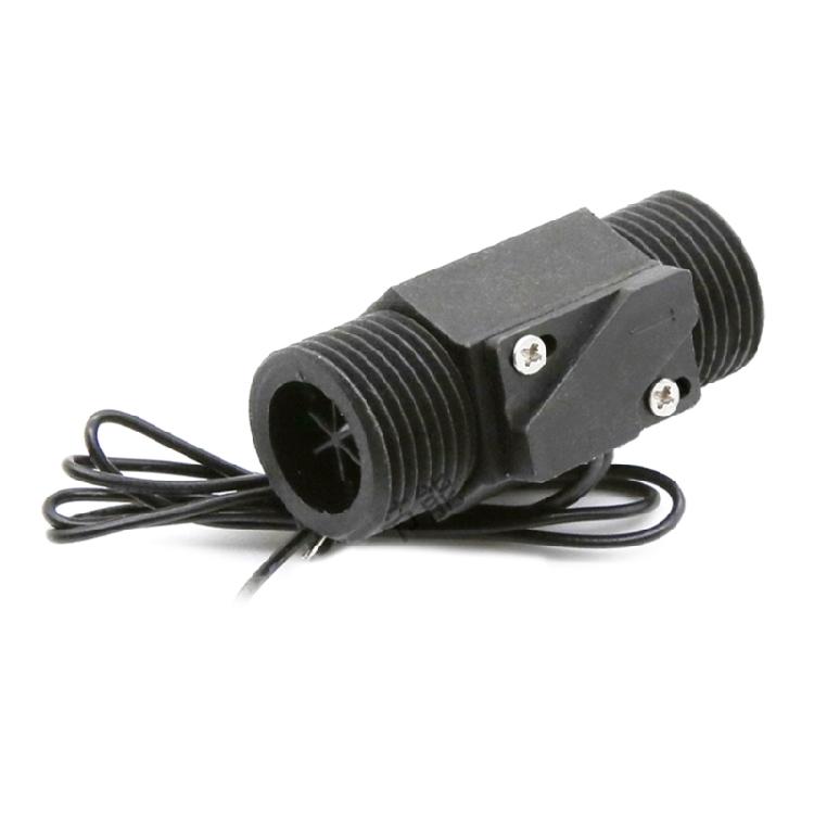 Conexão de Sensor de Fluxo de Plástico com Rosca Externa DN15 Contador de Medidor de Fluido Durável