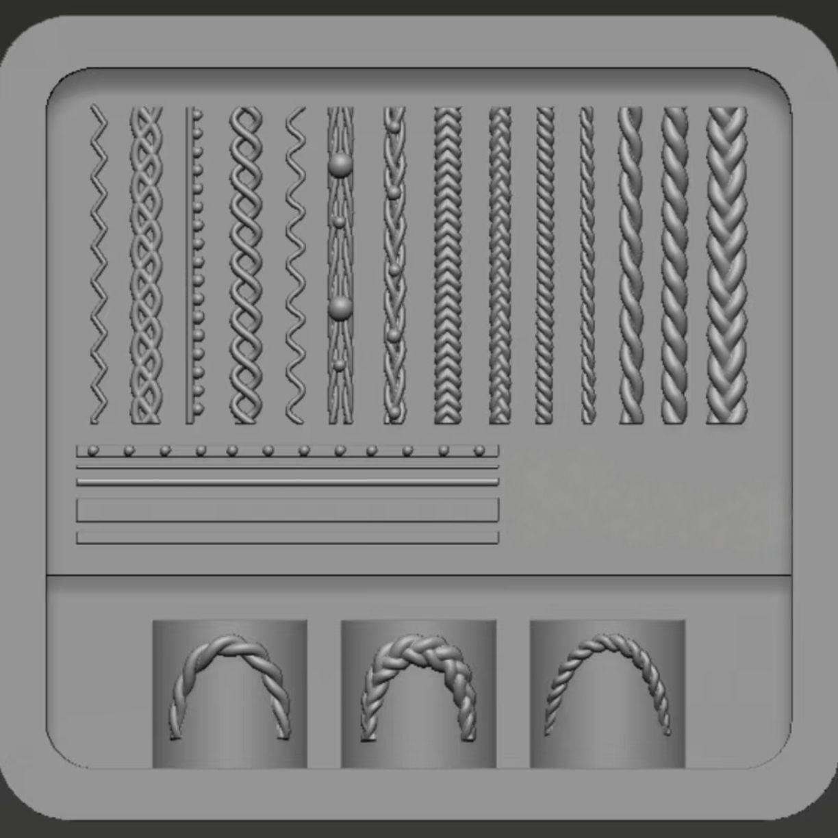 French Lace 3D Nail Art Silicone Mold Tool for DIY Ornaments