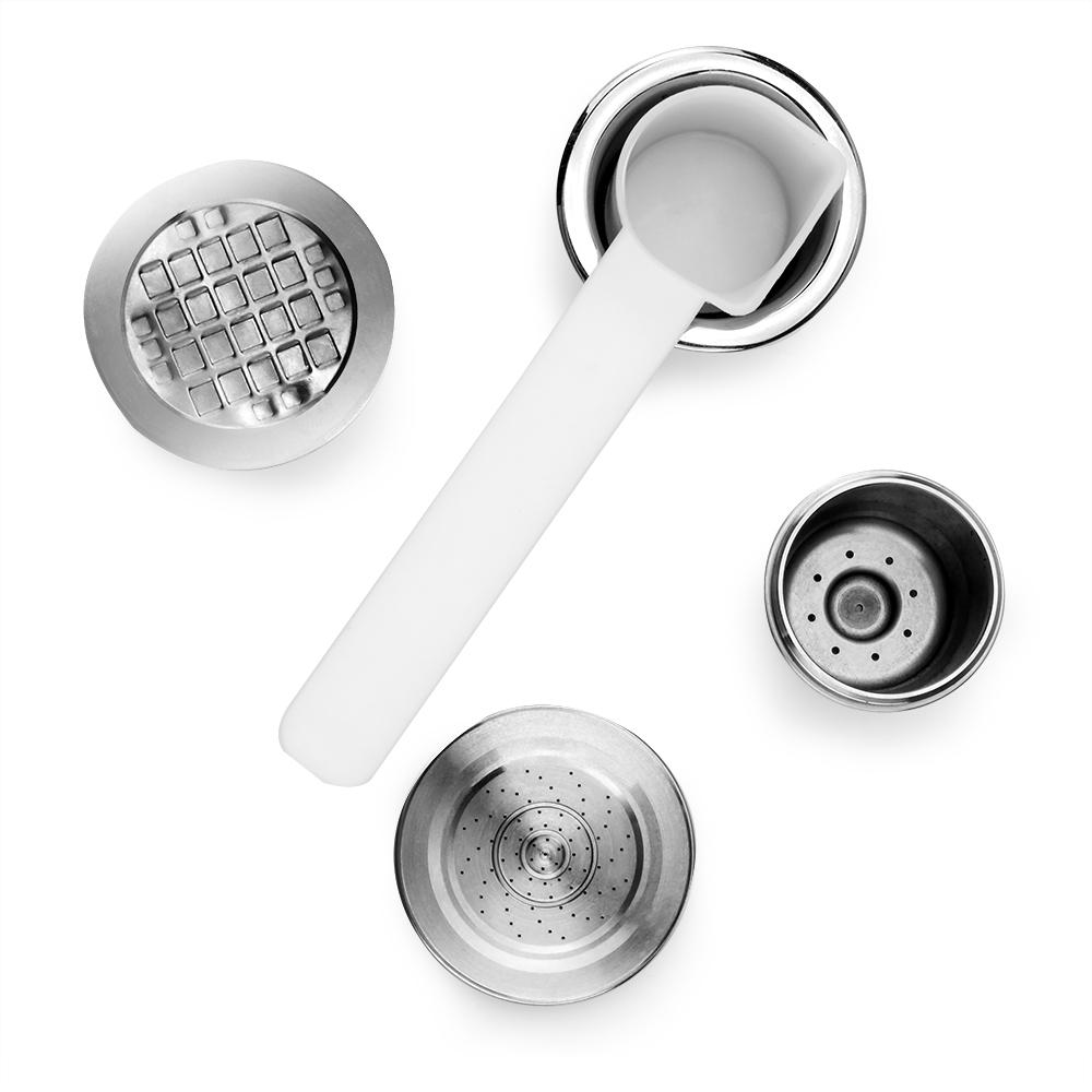 i Cafilas [S1SE] 5PCS Spoon Good Coffee Scoop Food Grade PP Clean Strong Packed In A Plastic Bag for Coffee Powder Capsule