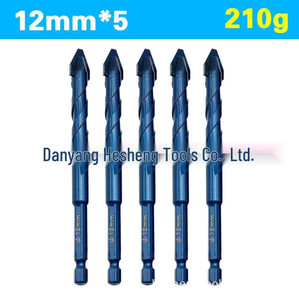 Hex Shank Multifunctional Dry Drill Bit for Ceramic, Stone & Porcelain