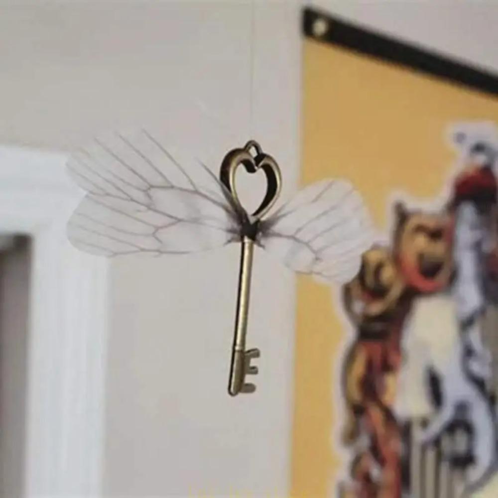 49pcs/set Realistic Skeleton Keys Dragonfly Pendant Set Christmas Tree Hanging Ornaments Gifts