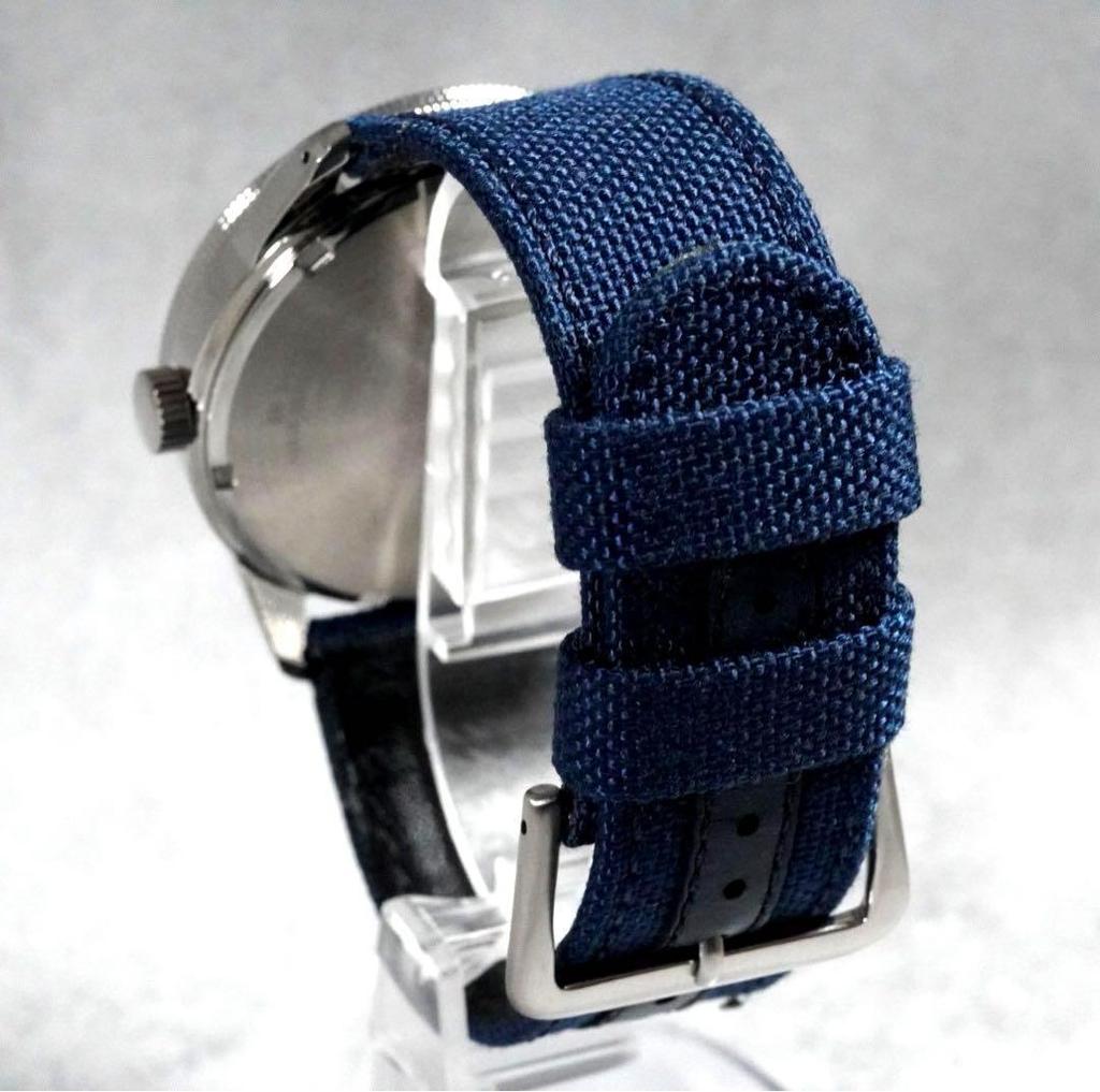 [USED] SEIKO Military Round Day Date Watch Solar Extreme