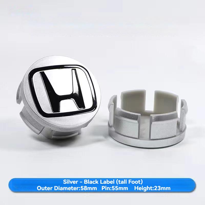 4pcs 58mm Honda Car Wheel Hub Covers Suitable for Honda Fit City Concept S1