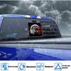 American Eagle Rear Middle Window Decal,Truck Back Center Sliding Window Vinyl Decal,American Flag Perforated Graphics Pickup Sticker,Patriotic Car