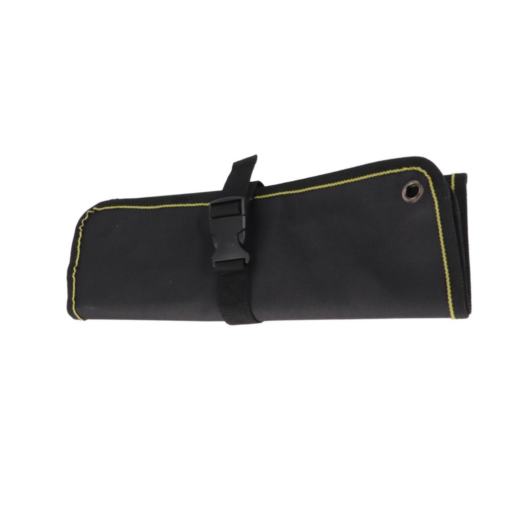 Motorcycle Roll Tool Pouch Large Capacity Thick Portable Multi Hanging Tool Bag