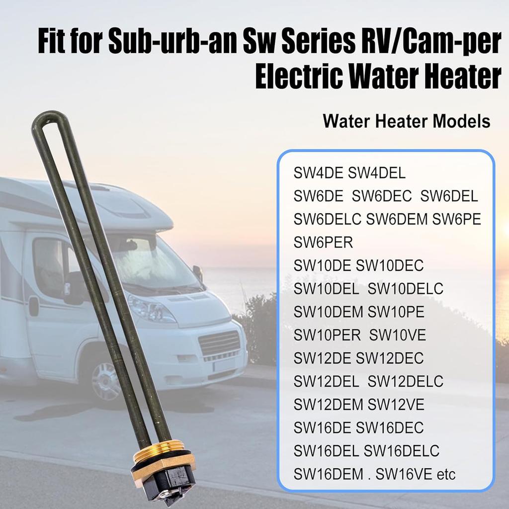 Fast Heating Water Heater Heating Element 120V 1400W for SW6DEL SW6DEM SW6PE SW6PER SW10DE SW10DEM SW10PE SW10PER SW10VE