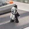 Уникальные подарки для фанатов фильмов ужасов, 3D-печатное черно-белое украшение-клоун, креативная статуэтка, жуткие акценты для комнаты, мини-фигурка для дома и офиса