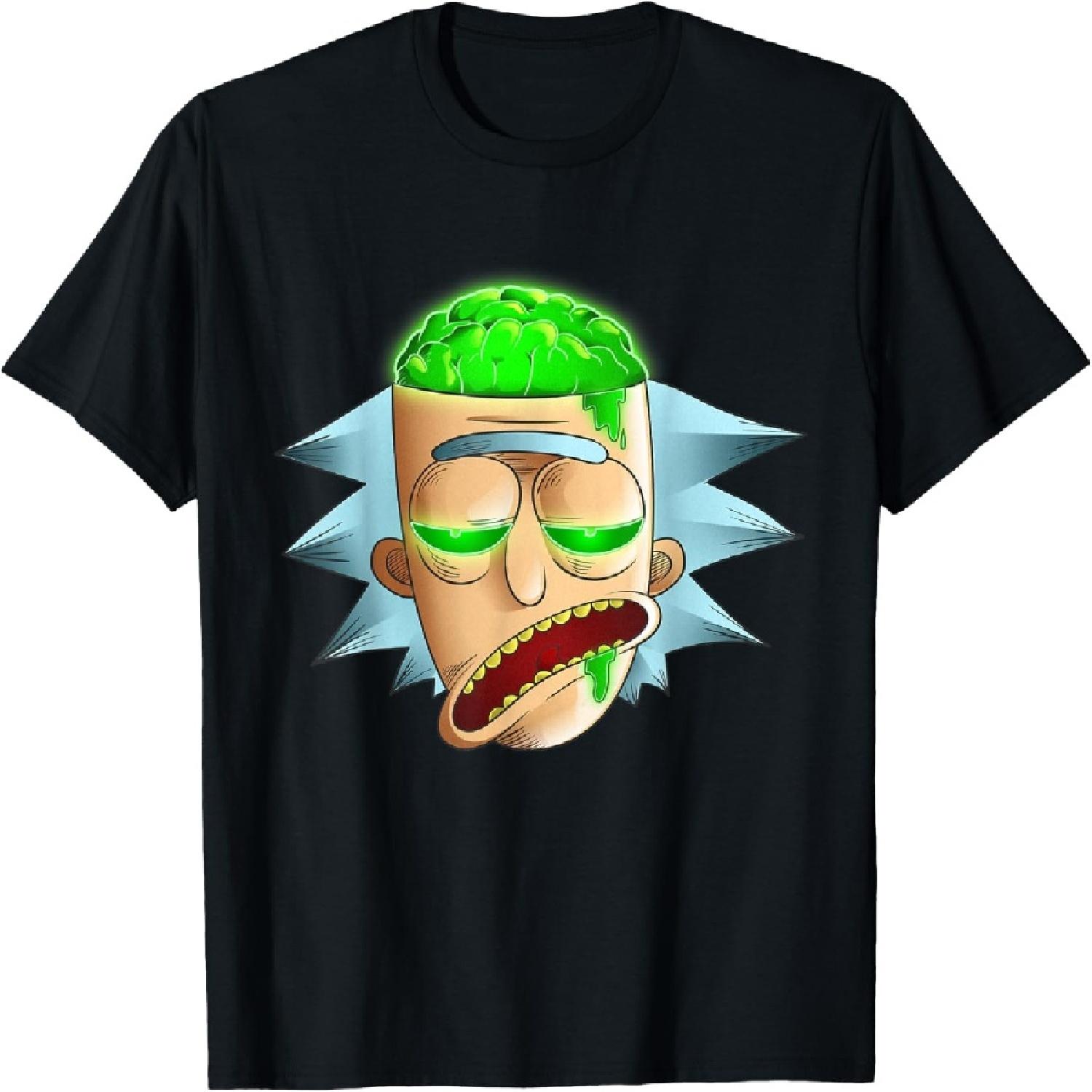 Футболка Рик и Морти Футболка Мозг Ученого Футболка S