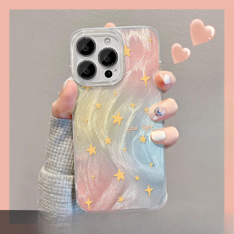 Suitable for Huawei Pura70 Mobile Phone Case Mate60/50pro Blue Bow Bracket Nova12/7 Feather Yarn Laser