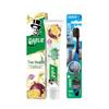 Tea Plus Passion Fruit Toothpaste & Charcoal Toothbrush Set