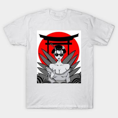 Camiseta Feminina Meninajap Harajuku Estampa Kawaii Camiseta de Verão Manga Curta Camiseta Feminina Top Tee