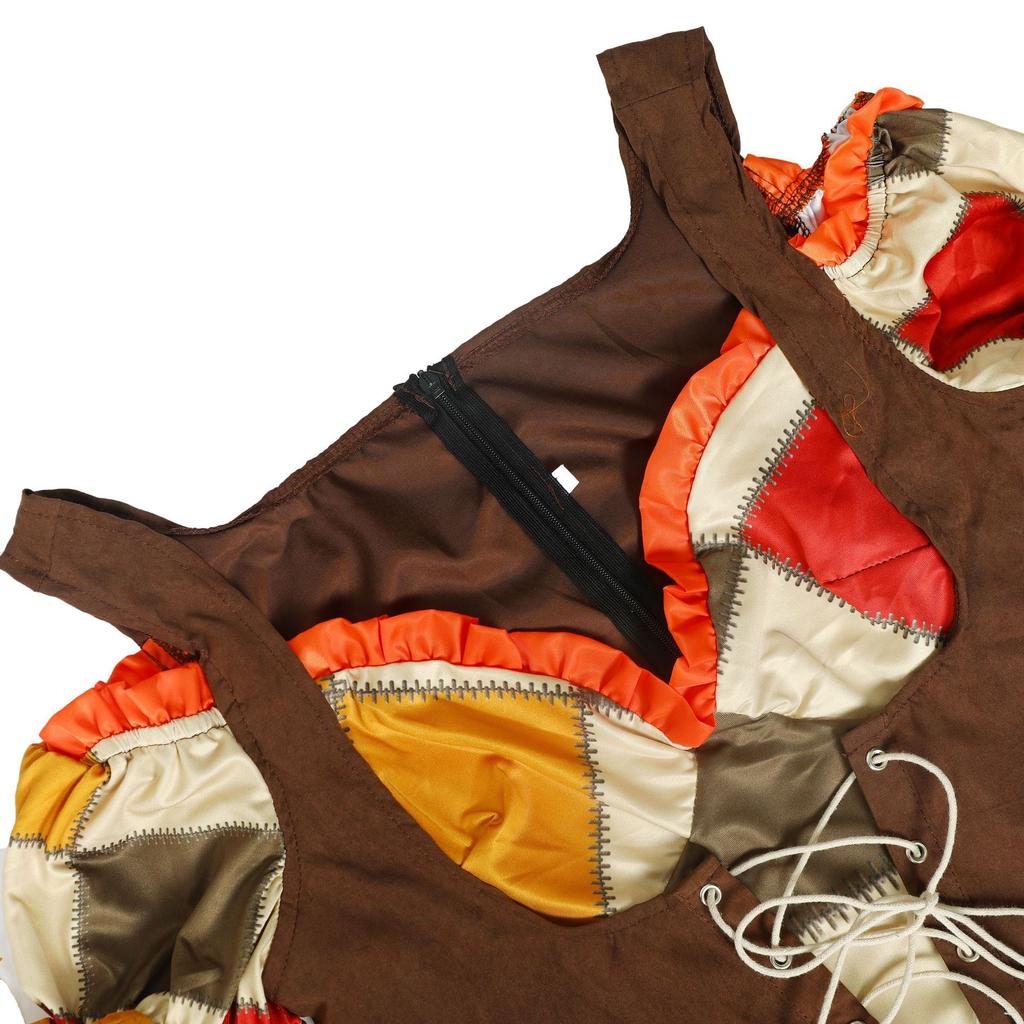 CosplayM-XL Kostým klauna čarodějnice, kouzelníka, strašáka z Čaroděje ze země Oz, divadelní kostým, Halloweenský kostým