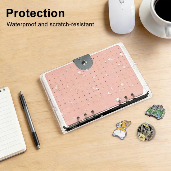 8 Seiten Emailleschild-Displaybuch Filz-Anstecknadel-Tauschbuch mit transparenter Abdeckung